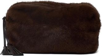 P.A.R.O.S.H. Pochette Ecopelliccia - - Bags - Donna - Marrone - ONE SIZE