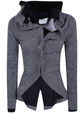 Comme Des Gar&ccedil;ons Jacket Wool Nylon Houndstooth Jr. J02