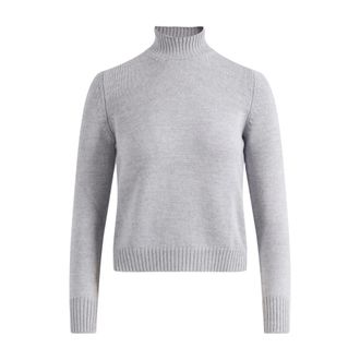 Gran Sasso Dolcevita Merinos - Dames - Coltruien - Grijs - S - Wol - Truien & Vesten