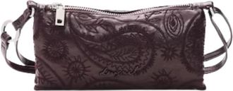 Desigual Grote Rechthoekige Crossbody Tas - Dames - Schoudertassen - Bruin - ONE Size - Leer - Tassen