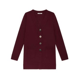 Maliparmi Cardigans, female, Red, Size: S Colours of the World Cardigan