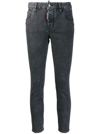 Dsquared2 classic skinny jeans - women - Spandex/Elastane/Cotton/Polyester/Cotton - 40 - Grey