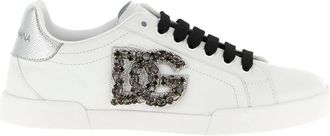 Dolce & Gabbana Schoenen, Dames, Wit, 38 EU, Portofino Sneakers