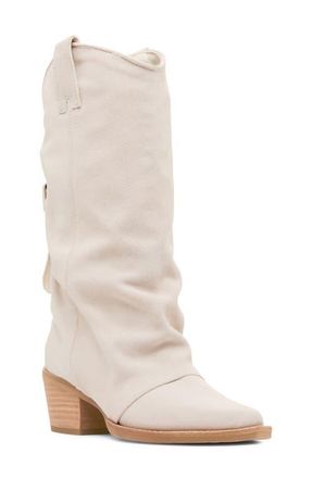 Steve Madden Aldora Boot in Bone Suede at Nordstrom, Size 9.5