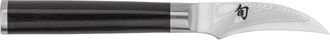 Shun Classic 2.5 Inch Birds Beak Knife, VG-MAX Steel, 68-Layer Damascus, Ebony PakkaWood, Made in Japan