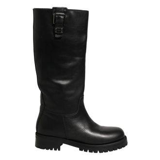 Dolce & Gabbana High Boots, female, Black, Size: 6 US Mid Calf Boots