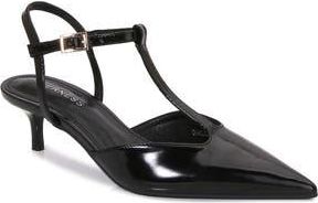 Berness T-Strap Kitten Heel Pump in Black at Nordstrom Rack, Size 6.5