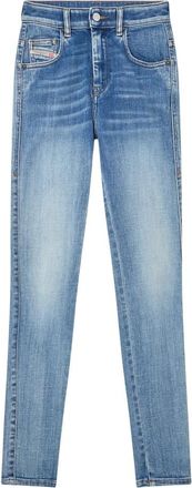 Diesel Slim Fit Jeans - Dames - Jeans - Blauw - Maat: W27 Katoen
