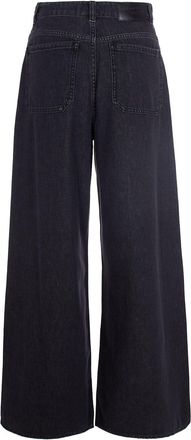 Max Mara Womens Jeans Vega Black Cotton
