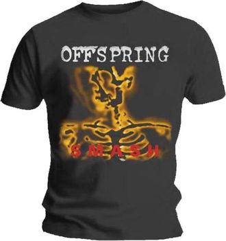 Iron Maiden Official T Shirt THE OFFSPRING Grey SMASH 20 Logo XL