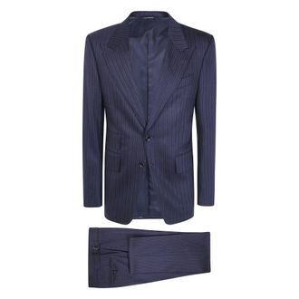 Tom Ford Single Breasted Suits - Suits - Hombre - Azul - M