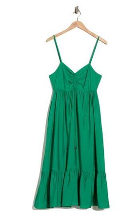 West K Spaghetti Strap Midi Dress in Kelly Green at Nordstrom Rack, Size X-Small