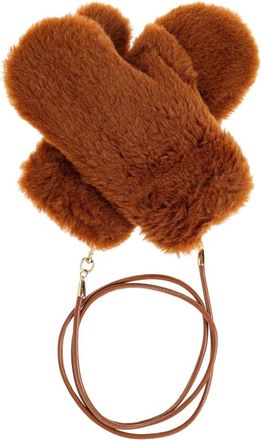 Max Mara Guanti con cinturino rimovibile - Marrone
