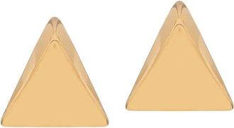 Federica Tosi Accessoires, Dames, Grijs, ONE Size, Vergulde metalen oorbellen met vlindersluiting