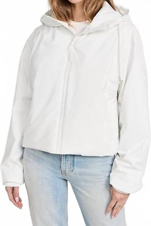 Rains Lohja Short Jacket In White