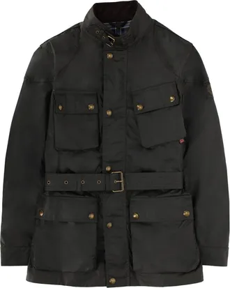 Belstaff Trialmaster Belted Multi-Pocket Cotton Jacket