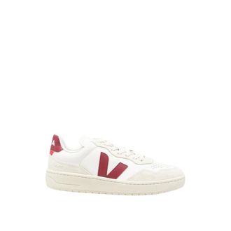 Veja V-90 Leather - male - Veja - Sneakers - White - 10 UK - Shoes