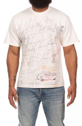 Billionaire Boys Club Sketch Graphic T-Shirt in Gardenia at Nordstrom, Size Xx-Large