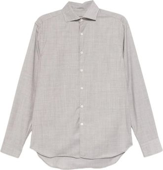 Canali Camicia Oxford - Grigio