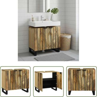 vidaXL vidaXL Armadio marrone - Armadio per Lavabo da Bagno con porta Marrone 62 x 33 x 58 cm