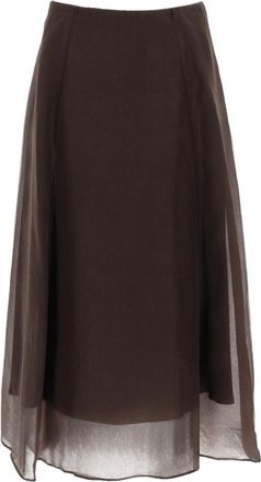 Brunello Cucinelli Brunello Cucinelli Circle Midi Skirt