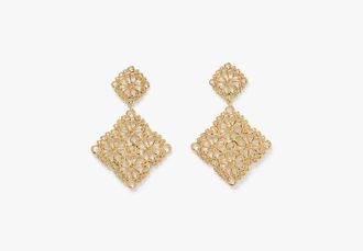 Kate Spade New York Spade Flower Lace Drop Earrings