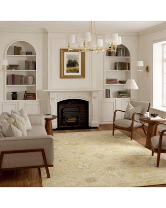 LR Home Lr Home Daphne Traditional Distressed Medallion Handmade Area Rug