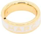 Marc Jacobs Enamel Ring - unisex - Ringen - Wit - L - Accessoires