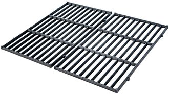 Clp Set De Parillas De Hierro Fundido Negro 44,5x26 Cm