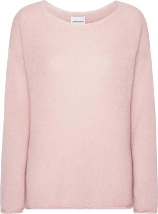 Americandreams Molly LS Star Pullover - Dames - Ronde hals truien - Roze - S/M - Wol - Truien & Vesten