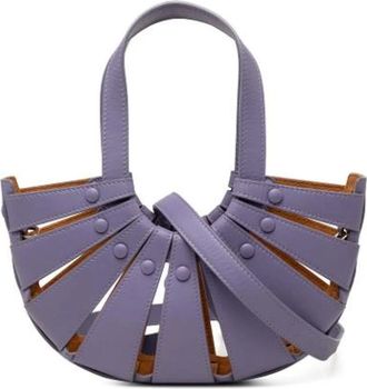 Bottega Veneta Borsa Satchel Pre-owned - - Pre-owned - Donna - Viola - ONE SIZE