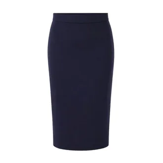 Marina Rinaldi Rokken, Dames, Blauw, L, Formica Rok