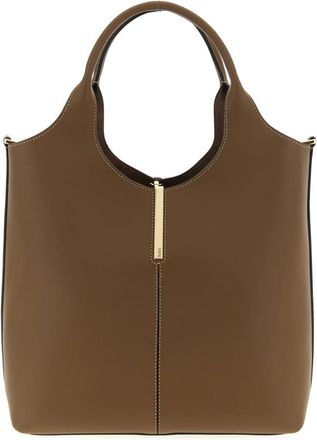 Tod's Tassen, Dames, Bruin, ONE Size, Leer, Kleine EBR Handtas