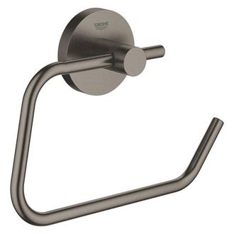 GROHE Essentials closetrolhouder brushed hard graphite