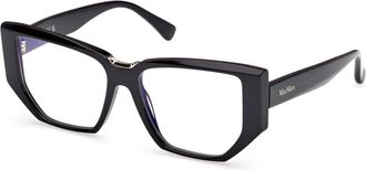 Max Mara Zwarte Brillen Monturen Mm 5179-B - unisex - Brillen - Zwart - 54 MM - Accessoires