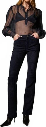 SPRWMN Pocket Micro Flare Pant In Marine