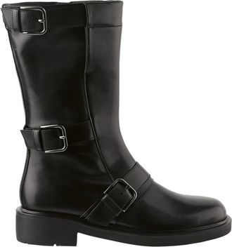 H&ouml;gl Schoenen, Dames, Zwart, 38 1/2 EU, Leer, Billie Enkellaarsjes
