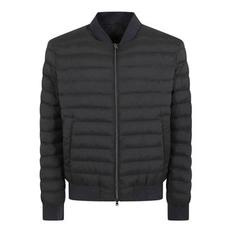 Herno Heren, Jassen, Zwart, Maat: M Polyamide