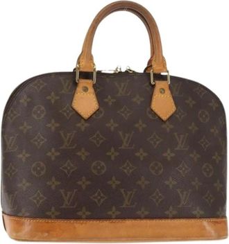 Louis Vuitton Pre-owned Handbags, female, Brown, Size: ONE SIZE Pre-owned Canvas Handbag