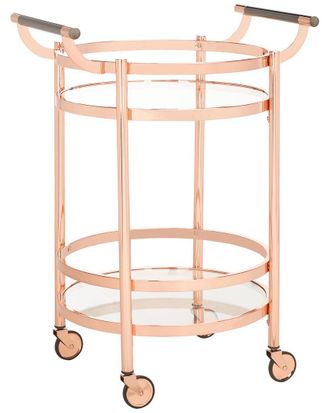 Safavieh Sienna 2 Tier Round Bar Cart