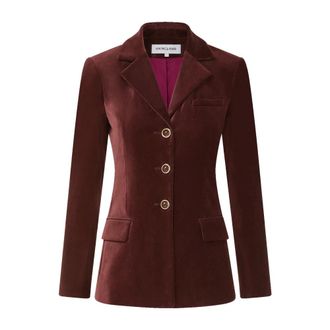 Veronica Beard Giacca in velluto Raelynn - - Jackets - Donna - Marrone - S