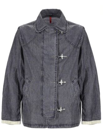 Fay 4 Hooks Linen Asymmetrical Jacket