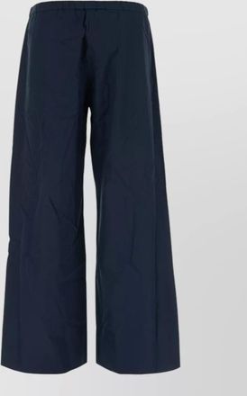 Max Mara wide leg trousers elastic waistband design
