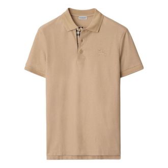 Burberry 26 Cotton Polo Shirt Soft Fawn Beige 80991671
