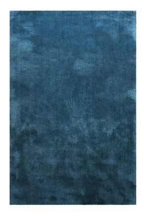 Homie Living Alfombra de pelo largo extrasuave azul petr&oacute;leo 200x290