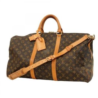 Louis Vuitton Vintage, unisex, Bruin, ONE Size, Pre-owned Weekendtas