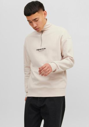 Jack & Jones JORVESTERBRO SWEAT QUARTER ZIP HN NOOS, im Troyer-Look