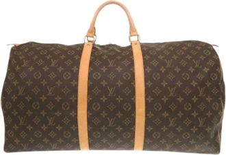 Louis Vuitton Pre-owned Weekend Bags, male, Brown, Size: ONE SIZE Pre-owned Boston Bag