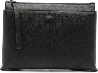 Tod's Medium Documenthouder - Heren - Tassen - Zwart - ONE Size - Leer - Tassen