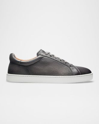 Magnanni Mens Leve Soft Leather Low-Top Sneakers